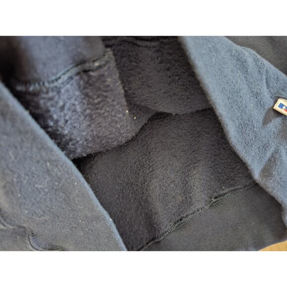 Vintage Russell Athletic Sweatshirt Large Blue Crew Neck Made in USA 90s - Picture 7 of 8